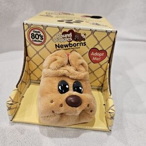 Pound Puppies Newborn Classic 80s Collection Tan Puppy 7" Mini Plush Toy NIB